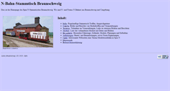 Desktop Screenshot of n-bahn-bs.de